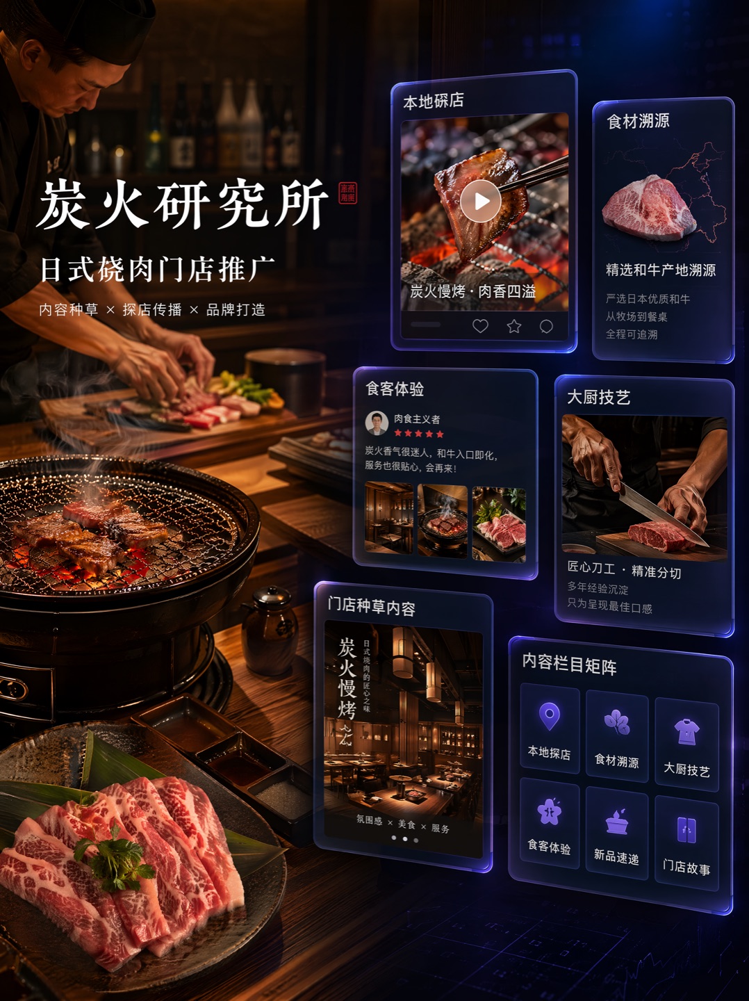 炭火研究所日式烧肉案例图片