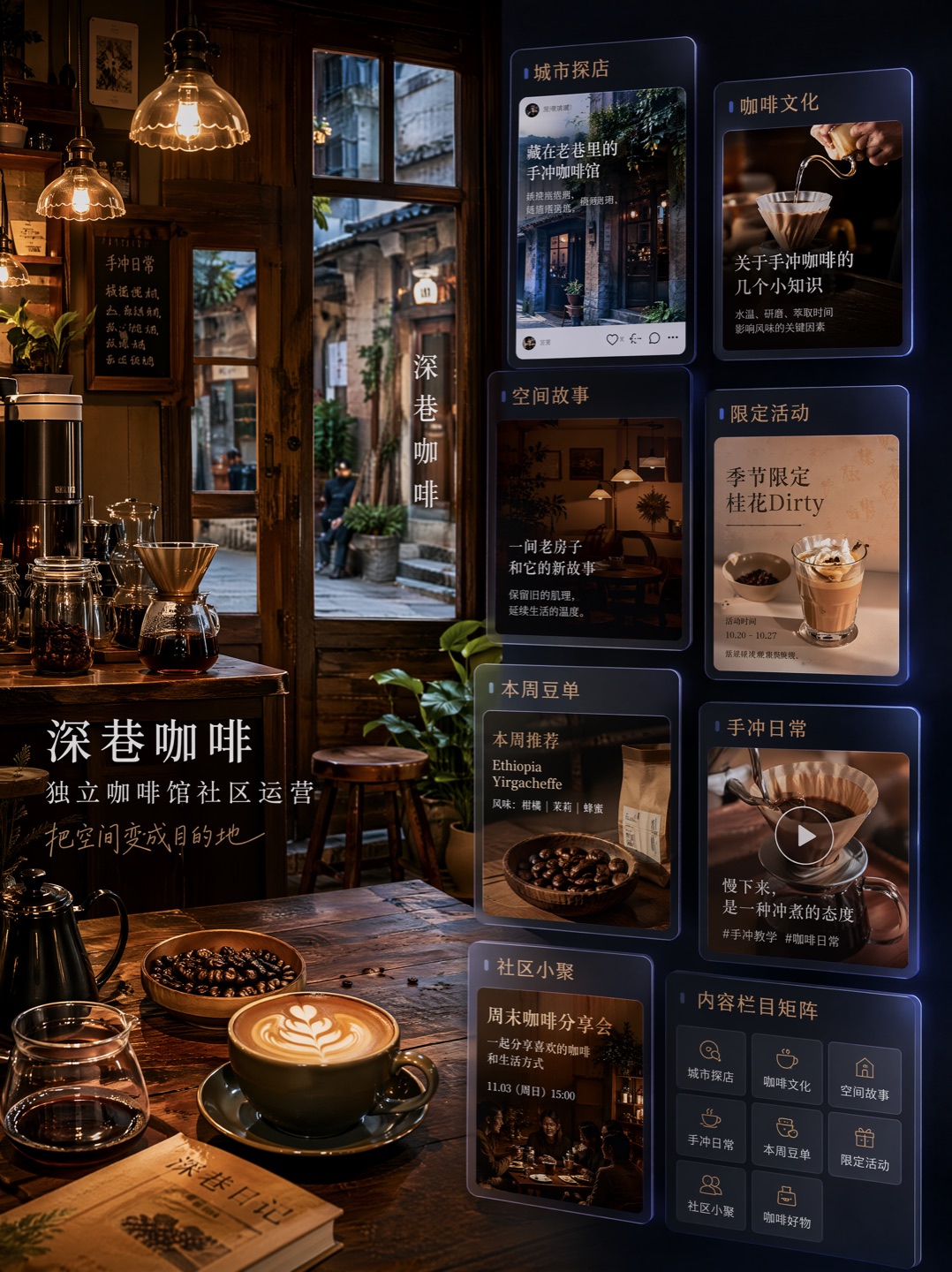 深巷咖啡独立咖啡馆案例图片