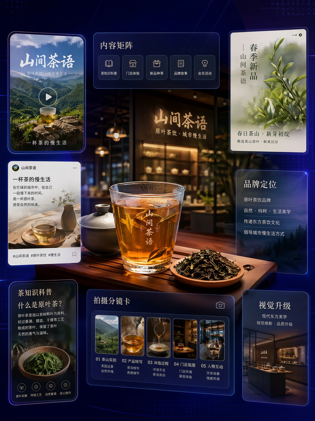 山间茶语案例视觉图